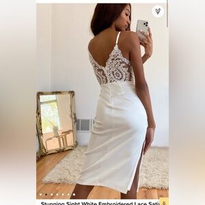 Lace back lulus dress size XS